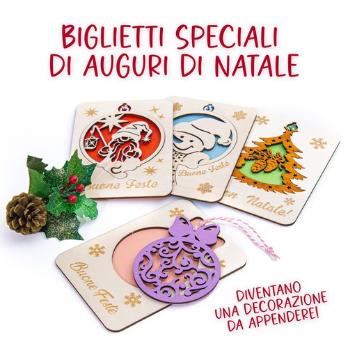 Biglietto auguri natale - di,