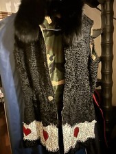 Giubbotto Astrakan E Volpe Nero 