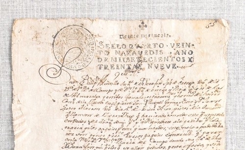 1729 manoscritto spagnolo - manoscritto,