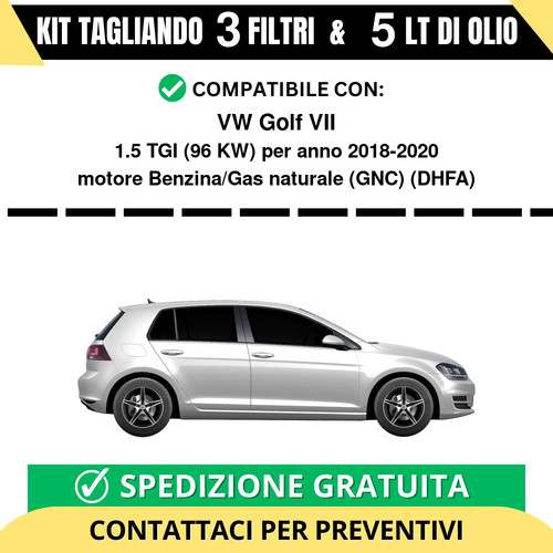 Tagliando per golf vii - per, 1.5