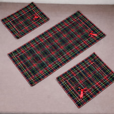 Tris Centrini 3 Pezzi Tartan