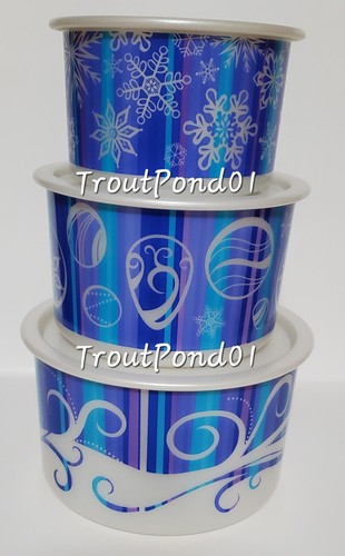 Tupperware christmas canisters - tupperware,