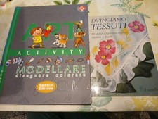 Art Modellare Disegnare Colorare + Dipingiamo Tessuti Tecniche Battaglini