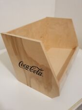 Porta Bottiglie Cassetta Mensola Ripiano Espositore in Legno Coca Cola 41x25x23