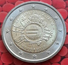 MONETA DUE 2 EURO FDC COMMEMORATIVO REPUBBLICA ITALIANA COLLEZIONE COLLEZIONISTI