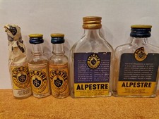 5 Miniature  Mignon ALPESTRE CARNAGNOLA DISTILLERIA SAN GIUSEPPE Italy  Liquor 