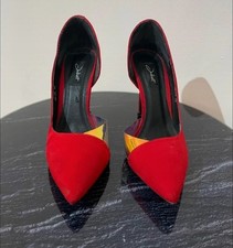 scarpe con tacco, scamosciate