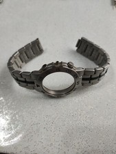 Cassa E Bracciale Crono Tribe Acciaio Inox Pieno Satinato 