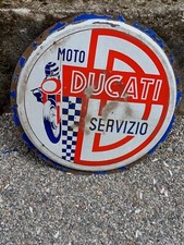 Tabella smaltata Ducati anni 60 originale smalti Firenze