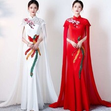 Abito cinese Qipao rosso