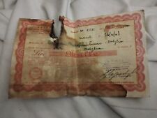 Antica Ricevuta Pagamento Apparecchio Telefonico Stipel Inizio 1900