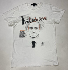 Marc Jacobs Intervista Andy Warhol Museum Maglietta Grafica Donna Piccola Bianca