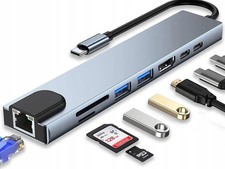Hub USB-C 8-IN-1 Adattatore 4K