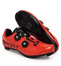 Scarpe Uomo Sport Ciclismo Strada Autobloccanti Bici Corsa Indoor Spin Taglia Us 8,5