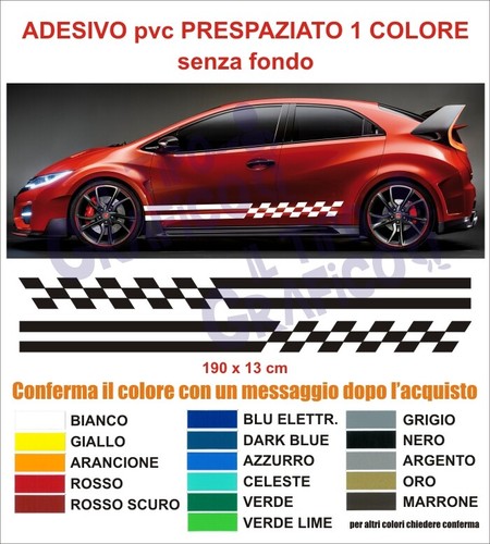 Strisce adesive auto fasce - adesive,