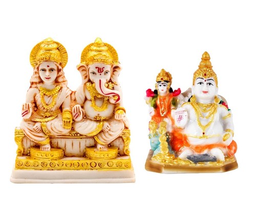 Laxmi ganesh idolo - ganesh, con