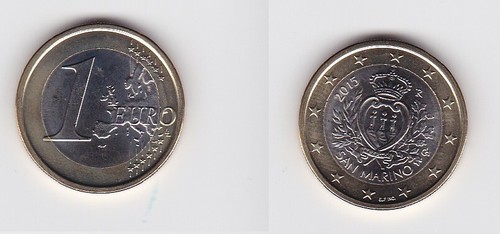 Moneta euro bi metallo - moneta, bi-metallo