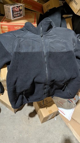 Giacca pile nera us - pile,