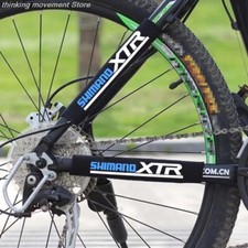 PROTEZIONE  TELAIO CATENA 2PCS COLORE NERO BICI MTB BICICLETTA ACCESSORI