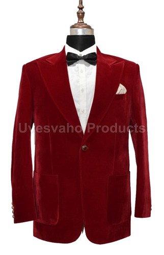 Uomo rosso fumare giacche - uomo,