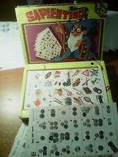 SCATOLA GIOCO VINTAGE : ' SAPIENTINO  '  !!!!!!!! ( CLEMENTONI ) 