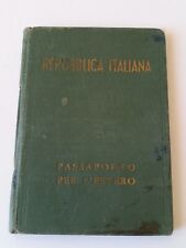 PASSAPORTO N° 2 REPUBBLICA ITALIANA MARCHE REGNO D'ITALIA SOVRASTAMPA ANNI 40