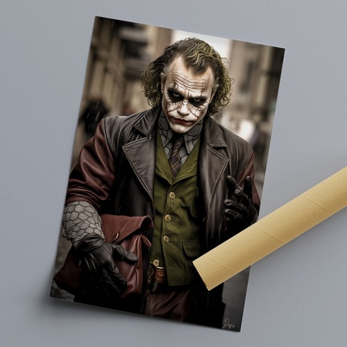 Poster joker colorato - poster,
