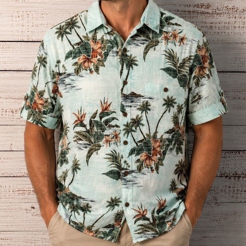 Batik bay hawaiian tropical - batik,