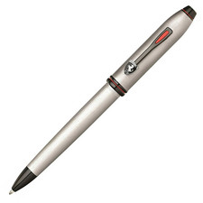 Cross Townsend Scuderia Ferrari Ballpoint Pen Brushed Platinum Gift Boxed Black