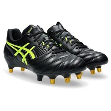 Asics Rugby Tacchetti Letali Implacabili Nero Giallo 1111A259 001 US9-14 con Scatola Nuovi
