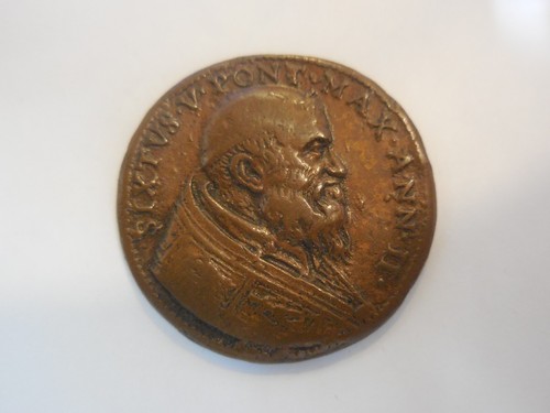 Vaticano medaglia papa - , sisto
