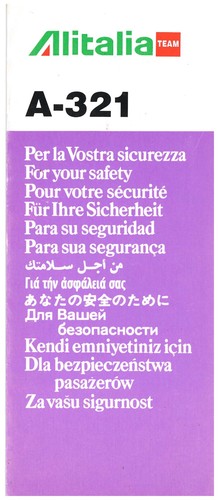 Scheda sicurezza alitalia - di,