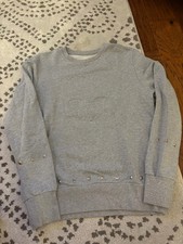 Felpa grigia girocollo tennis