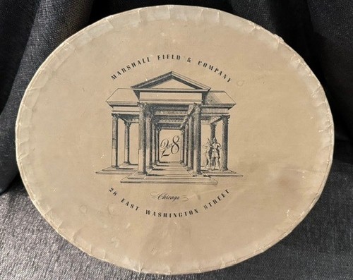 Scatola cappello vintage ovale