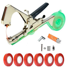 PINZA LEGATRICE PER PIANTE ORTO VIGNETO 10000 GRAFFETTE 6 ROTOLI FRUTTA GIARDINO