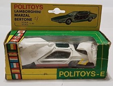 Politoys-E Lamborghini Marzal Bertone mint boxed bianca