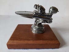 Power boat car mascot. Speed