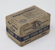 NOS BS BOLLEA SALUZZO 1" POLLICI ACCIAIO ITALIANO CUFFIA FILETTATA ANNI 40 VINTAGE OLD