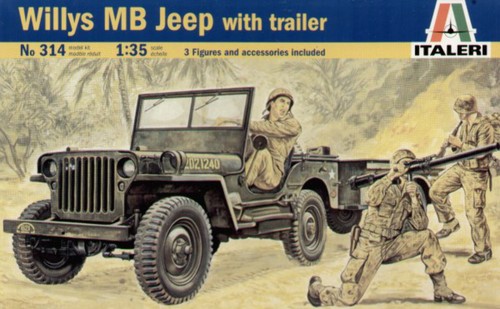 Jeep willys italeri 314 35 - 314, 1:35