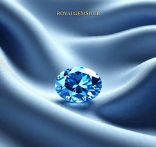 🤍0,50 Ct Colore Blu