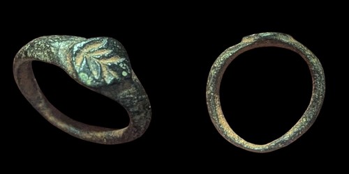 Anello bronzo antico - anello,