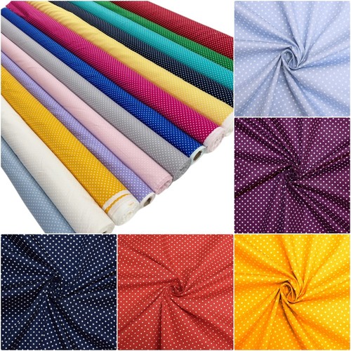 Tessuto cotone pois mm - a,