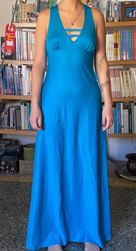 Vestito vintage elegante lungo - elegante,