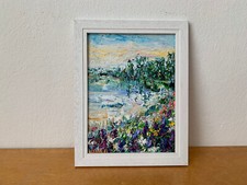 Fiori di lupino dipinto olio