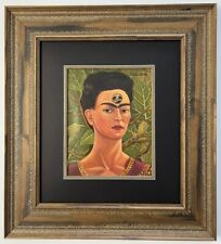Frida Kahlo guazzo su carta anni 30-50 nello stile dipinto firmato a mano