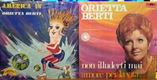 Disco vinile 45 giri  Orietta Berti - Non illuderti mai - America in - 2 dischi