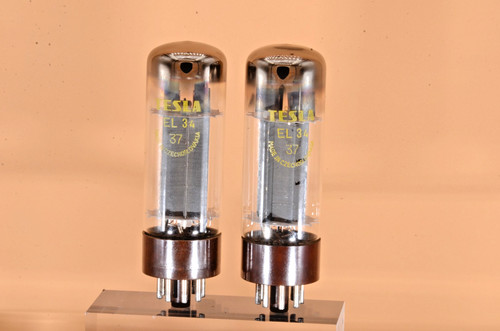 Tesla el34 matched pair - tesla,