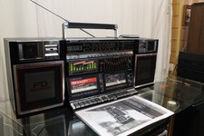 SHARP WF-940H / 939 REGISTRATORE A CASSETTE GHETTOBLASTER BOOMBOX MANTENUTO BLUETOOTH