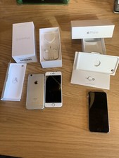 iphone 6 e IPHONE 6S NON FUNZIONANTE BIANCO NERO NON SI ACCENDE SCATOLA CUFFIE