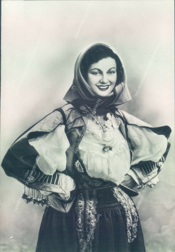 Ad358 cartolina costumi sardi - cartolina,